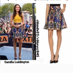 Alice and Olivia nyla butterfly skirt 2 rare